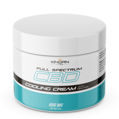 CBD Cooling Cream With Menthol: 600MG